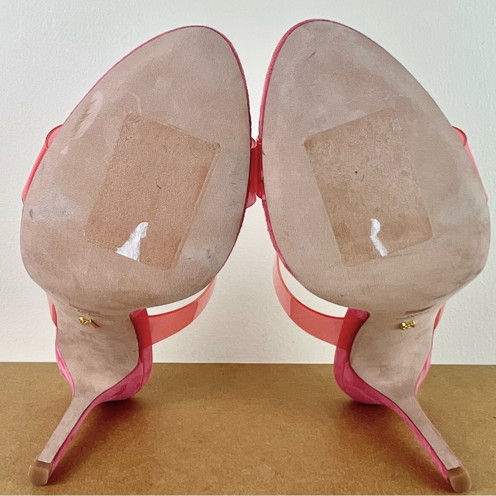 NEW VERONICA BEARD PINK SUEDE HEELS - Picture 12 of 12